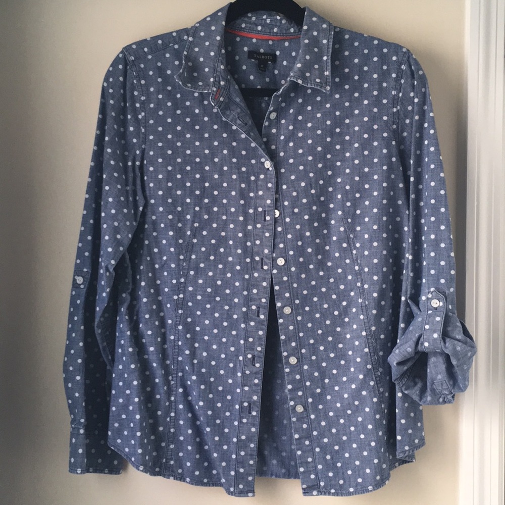 Talbots Chambray Button Down